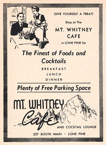 mt whitney cafe